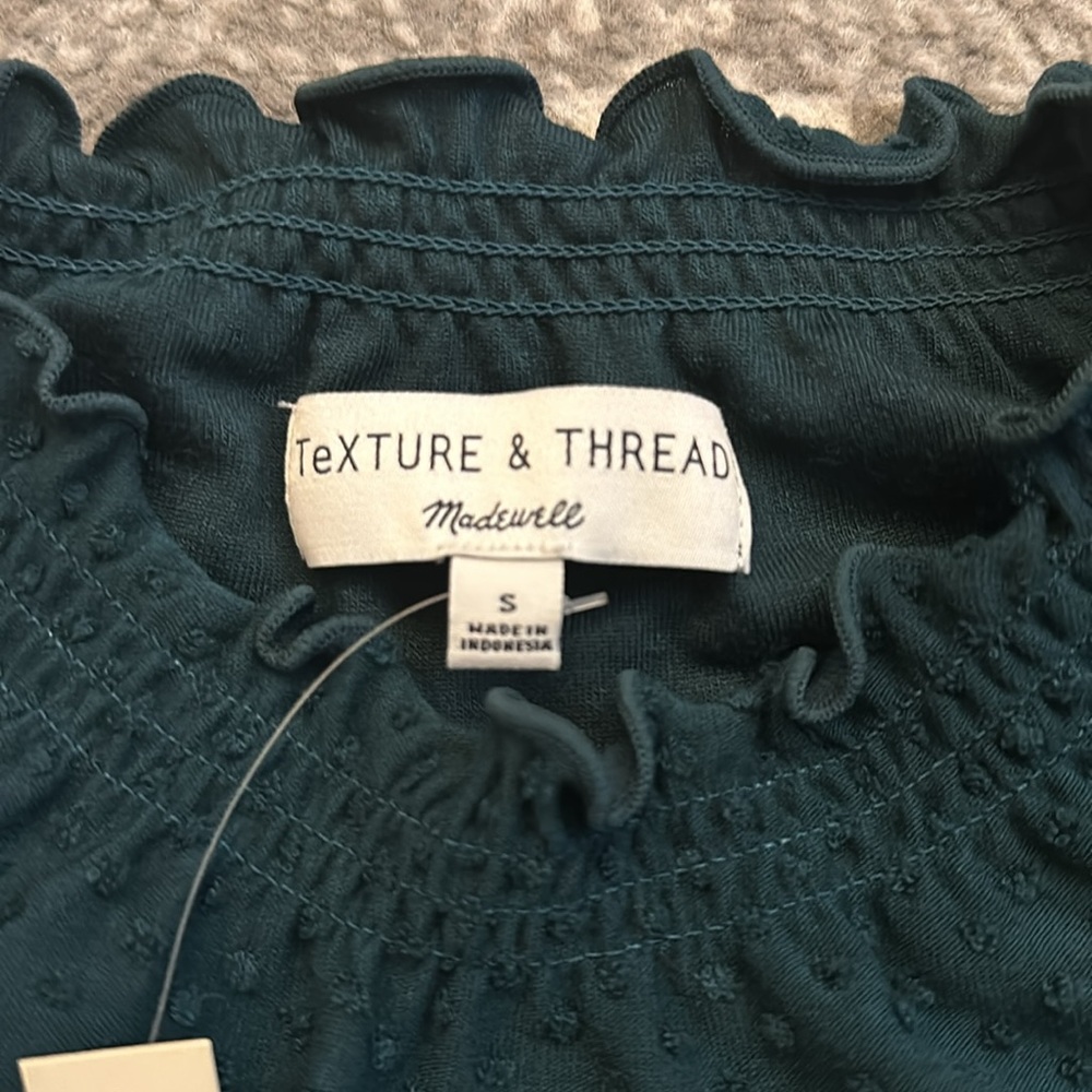 Madewell Texture and Thread Ruffle blouse - Picture 5 of 6